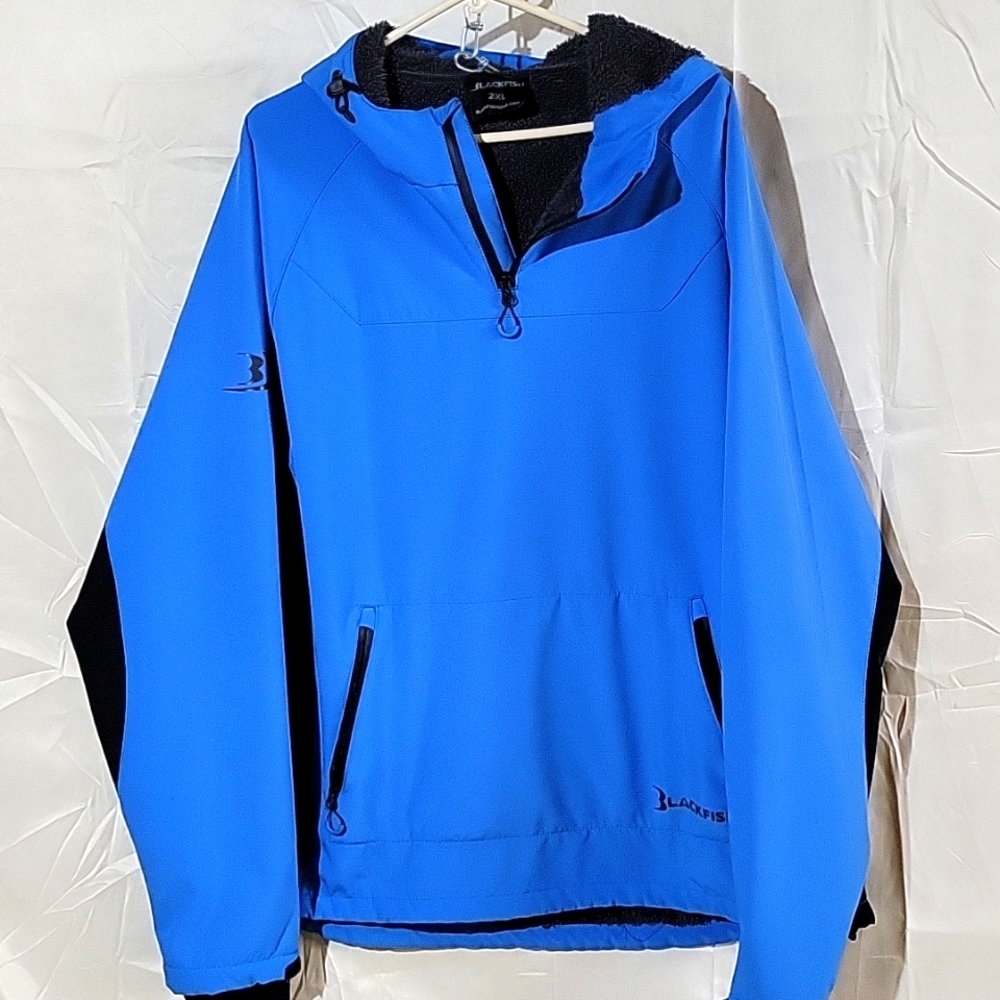 Mens Blackfish 1/4 zip pullover jacket